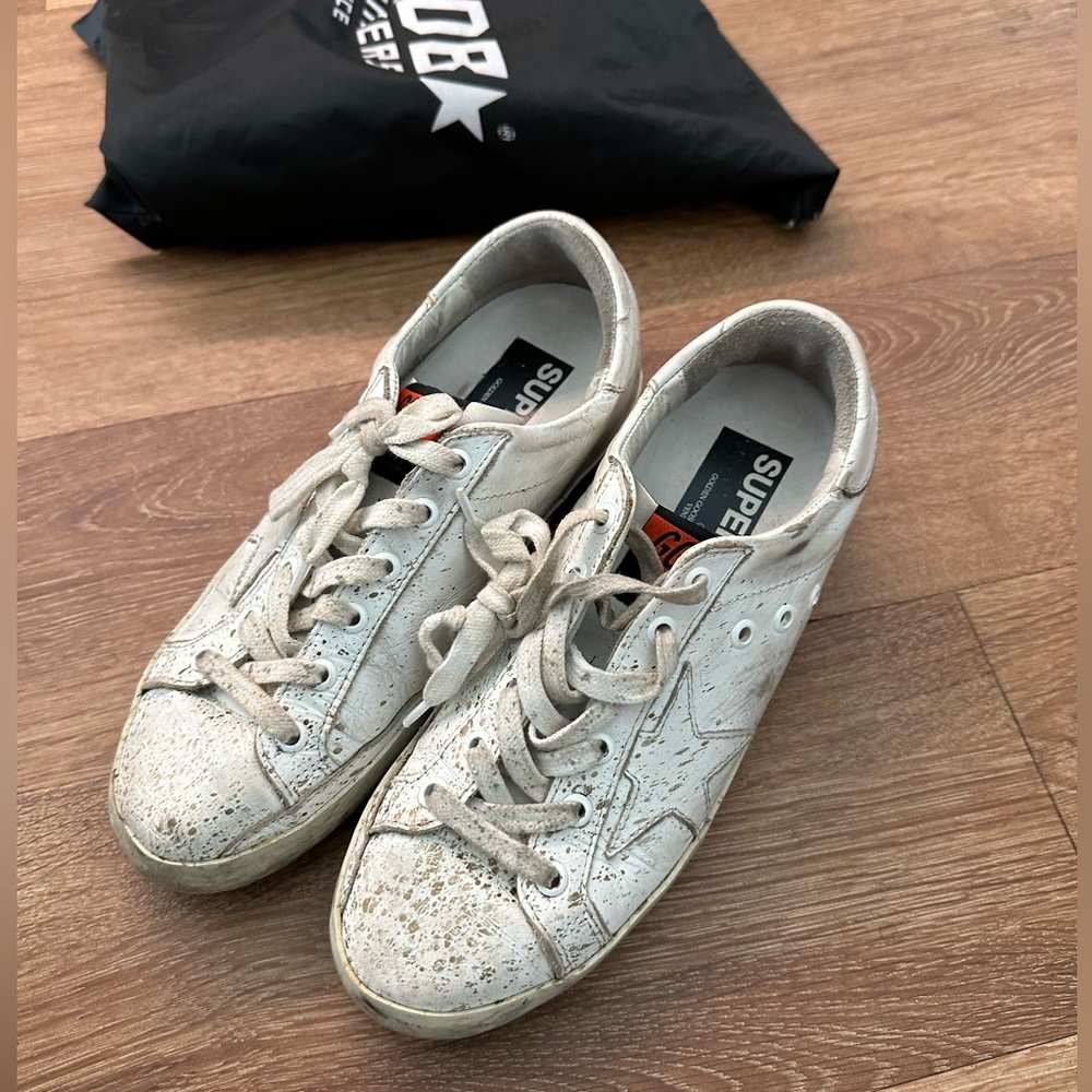 Golden Goose paint splatter Sneakers